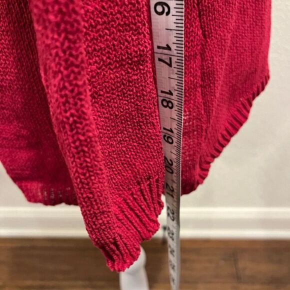 Philosophy Women's Sweater V-Neck Berry Pink Size Small - Picture 4 of 7